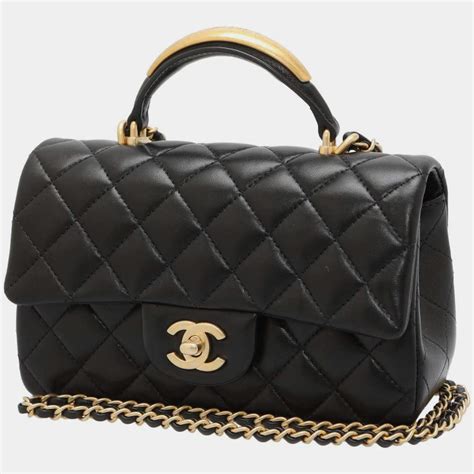 chanel flap bag with top handle price|25cm chanel flap bag.